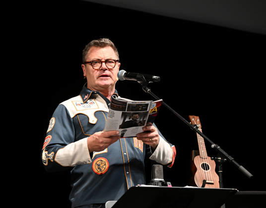 April 11, 2026, Virginia Beach, Virginia, USA: NICK OFFERMAN brings his Big Woodchuck Tour to the Sandler Center in Virginia Beach, Virginia on 10 April 2026. Photo . Ã‚ Virginia Beach USA  - ZUMAm90_ 20260411_zap_m90_001 Copyright: xJeffxMoorex