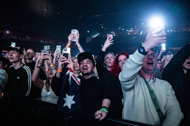 AMSTERDAM - Eurovision fans at AFAS Live during Eurovision in Concert. During the concert, various participants perform their entries for the Song Contest. ANP PAUL BERGEN netherlands out - belgium out  Copyright: xx x555590833x originalFilename: 555590833.jpg
