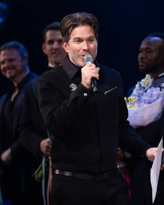 Tye Blue on stage for TITANIQUE Opening Night on Broadway Curtain Call, St. James Theatre, New York, NY, April 12, 2026. Photo By: Simon Lindenblatt Everett Collection TITANIQUE Opening Night on Broadway Curtain Call PUBLICATIONXNOTxINxCANxCHNxFRAxITAxJPNxNORxPOLxRUSxESPxUKxUSA
