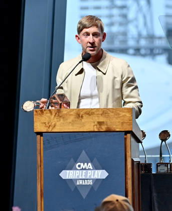 2026 CMA Triple Play Awards Ashley Gorley onstage at the 2026 CMA Triple Play Awards at the Country Music Hall of Fame and Museum on April 13, 2026 in Nashville, TN. Nashville Country Music Hall of Fame and Museum Tennessee USA Copyright: xTammiexArroyo AFF-USA.comx