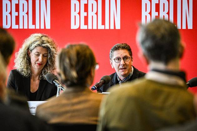 Annual Pk Deutsche Oper Berlin for the 2026 27 season FOR EDITORIAL PURPOSES ONLY EDITORIAL USE ONLY p Annual Pk Deutsche Oper Berlin for the 2026 27 season with the new artistic director Aviel Cahn and chief dramaturge Beate Breidenbach, photographed on 14 04 2026 in Berlin Berlin Berlin Berlin Copyright MaurizioxGambarini Copyright: MaurizioxGambarini doc85evqhbp569xkibbc6u ,EDITORIAL USE ONLY Copyright: MaurizioxGambarini