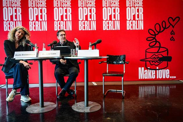 Annual Pk Deutsche Oper Berlin for the 2026 27 season FOR EDITORIAL PURPOSES ONLY EDITORIAL USE ONLY p Annual Pk Deutsche Oper Berlin for the 2026 27 season with the new artistic director Aviel Cahn and chief dramaturge Beate Breidenbach, photographed on 14 04 2026 in Berlin Berlin Berlin Berlin Copyright MaurizioxGambarini Copyright: MaurizioxGambarini doc85evt8phmllxgzxngoy ,EDITORIAL USE ONLY Copyright: MaurizioxGambarini