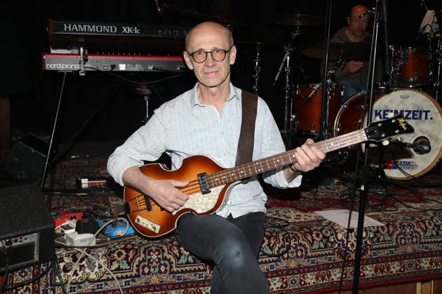Hartmut Leisegang from Keimzeit at the showcase for the new Keimzeit album Ach, die Menschen at Horns Erben Leipzig, 14 04 2026 Copyright: xAgenturxMatthiasxWehnertx xM.xGränzdörferx