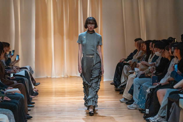 Runway model, April 14, 2026 - tiit tokyo 2026 AUTUMN WINTER RUNWAY SHOW more. at WITH HARAJUKU HALL in Tokyo, Japan.  aflo_326928403