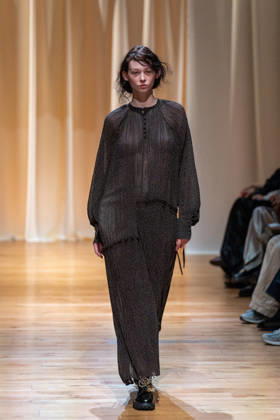 Runway model, April 14, 2026 - tiit tokyo 2026 AUTUMN WINTER RUNWAY SHOW more. at WITH HARAJUKU HALL in Tokyo, Japan.  aflo_326928406