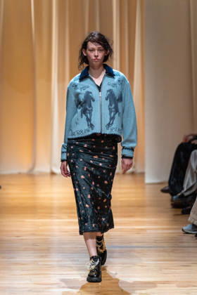 Runway model, April 14, 2026 - tiit tokyo 2026 AUTUMN WINTER RUNWAY SHOW more. at WITH HARAJUKU HALL in Tokyo, Japan.  aflo_326928414