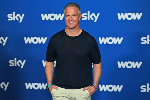 Ralf SCHUMACHER, single picture,cropped single motif,half figure,half figure Munich program presentation SKY SPOTLIGHT, Sky Originals on 15 04 2026 at the Hotel Bayerischer Hof