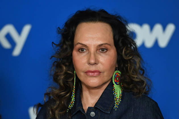 Natascha OCHSENKNECHT, single picture,cropped single motif,portrait,portrait,portrait Munich program presentation SKY SPOTLIGHT, Sky Originals on 15 04 2026 at the Hotel Bayerischer Hof