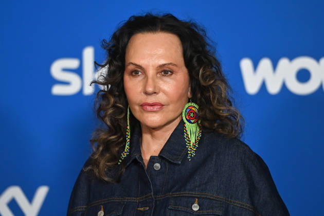 Natascha OCHSENKNECHT, single picture,cropped single motif,portrait,portrait,portrait Munich program presentation SKY SPOTLIGHT, Sky Originals on 15 04 2026 at the Hotel Bayerischer Hof