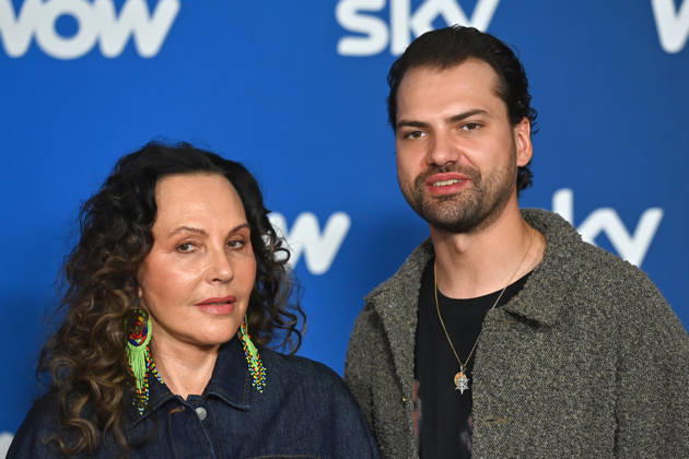 Natascha OCHSENKNECHT, Jimi Blue OCHSENKNECHT, Munich program presentation SKY SPOTLIGHT, Sky Originals on 15 04 2026 at the Hotel Bayerischer Hof