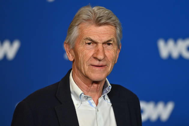 Klaus AUGENTHALER, single picture, cropped single motif, portrait, portrait, portrait Munich program presentation SKY SPOTLIGHT, Sky Originals on 15 04 2026 at the Hotel Bayerischer Hof