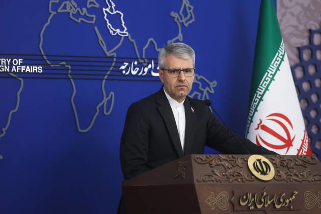 Weekly press conference by Foreign Ministry Spokesperson Esmaeil Baghaei in Tehran, Iran - 15 Apr 2026 Esmail Baghaei Hamaneh, current spokesperson of Ministry of Foreign Affairs seen during his weekly press conference. Tehran Iran Copyright: xFoadxAshtarix xSOPAxImagesx FAshtari-6910
