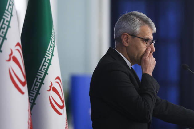 Weekly press conference by Foreign Ministry Spokesperson Esmaeil Baghaei in Tehran, Iran - 15 Apr 2026 Esmail Baghaei Hamaneh, current spokesperson of Ministry of Foreign Affairs seen during his weekly press conference. Tehran Iran Copyright: xFoadxAshtarix xSOPAxImagesx FAshtari-6924