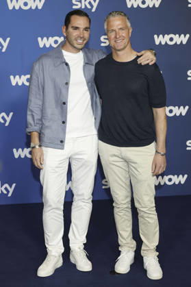 Ralf Schumacher with partner Etienne Bousquet Cassagne at the Sky Spotlight program presentation at the Hotel Bayerischer Hof Munich, 15 04 2026 Foto:xAgenturxWehnertx xZichyx xFuturexImagex sky_6402