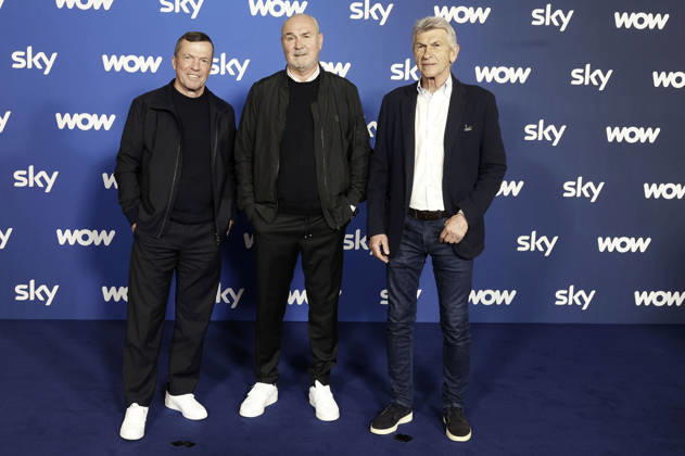 Lothar Matthäus, Raimond Aumann and Klaus Augenthaler at the Sky Spotlight program presentation at the Hotel Bayerischer Hof Munich, 15 04 2026 Foto:xAgenturxWehnertx xZichyx xFuturexImagex sky_6410