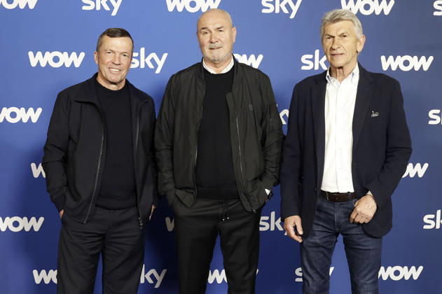 Lothar Matthäus, Raimond Aumann and Klaus Augenthaler at the Sky Spotlight program presentation at the Hotel Bayerischer Hof Munich, 15 04 2026 Foto:xAgenturxWehnertx xZichyx xFuturexImagex sky_6413
