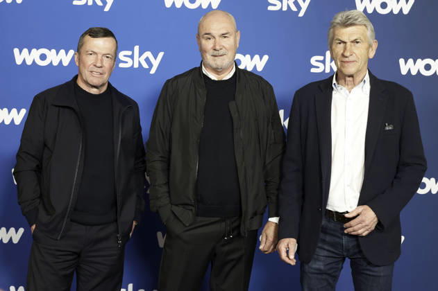 Lothar Matthäus, Raimond Aumann and Klaus Augenthaler at the Sky Spotlight program presentation at the Hotel Bayerischer Hof Munich, 15 04 2026 Foto:xAgenturxWehnertx xZichyx xFuturexImagex sky_6414
