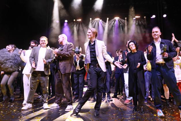 32 BZ Kulturpreis prizewinners Peter Plate, Ulf Sommer, Alexander Scheer, Herta Müller, Kirill Serebrennikov, BZ Kulturpreis, Haus der Berliner Festspiele, Berlin Date 15 04 2026 Copyright: xEventpress Kratschx
