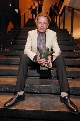 32 BZ Kulturpreis prizewinner Alexander Scheer sniffles BZ Kulturpreis, Haus der Berliner Festspiele, Berlin Date 15 04 2026 Copyright: xEventpress Kratschx