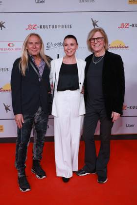 32 BZ Kulturpreis Uwe Hassbecker, Uta Siegel, Richy Barton BZ Kulturpreis, Haus der Berliner Festspiele, Berlin Date 15 04 2026 Copyright: xEventpress Kratschx