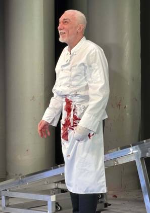 April 15, 2026, New York, New York, USA: Actor PATRICK PAGE seen at the curtain call for the Off-Broadway show of Titus Andronicus held at the Red Bull Theater at The Pershing Square Signature Center. New York USA - ZUMAk03_ 20260415_zaf_k03_002 Copyright: xNancyxKaszermanx
