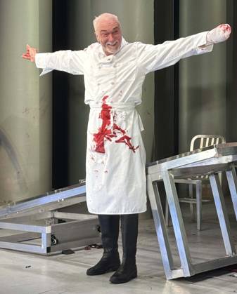 April 15, 2026, New York, New York, USA: Actor PATRICK PAGE seen at the curtain call for the Off-Broadway show of Titus Andronicus held at the Red Bull Theater at The Pershing Square Signature Center. New York USA - ZUMAk03_ 20260415_zaf_k03_004 Copyright: xNancyxKaszermanx