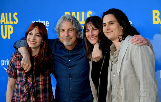 April 14, 2026, Los Angeles, California, United States: Director Peter Farrelly and family attend the Premiere Of Amazon MGM Studios Balls Up held at Harmony Gold Theater Los Angeles United States - ZUMAs197 20260414_aaa_s197_409 Copyright: xAlbertxL.xOrtegax