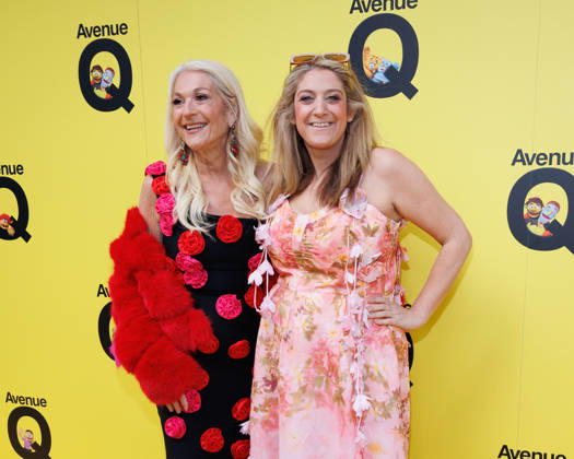 Vanessa Feltz and daughter Saskia Kurer attend Avenue Q press night at the Shaftesbury Theatre in London, UK on 16th April 2026 Vanessa Feltz and daughter Saskia Kurer attend Avenue Q press night at the Shaftesbury Theatre in London, UK on 16th April 2026, Credit:Manuela Langotsch Avalon United Kingdom, London, Shaftesbury Theatre  Copyright: xManuelaxLangotschx xAvalonx 1091940278