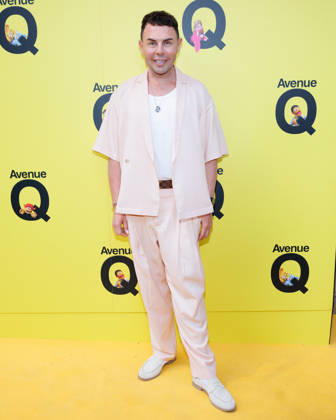 Christopher Dennis aka La Voix attends Avenue Q press night at the Shaftesbury Theatre in London, UK on 16th April 2026 Christopher Dennis aka La Voix attends Avenue Q press night at the Shaftesbury Theatre in London, UK on 16th April 2026, Credit:Manuela Langotsch Avalon United Kingdom, London, Shaftesbury Theatre  Copyright: xManuelaxLangotschx xAvalonx 1091940442