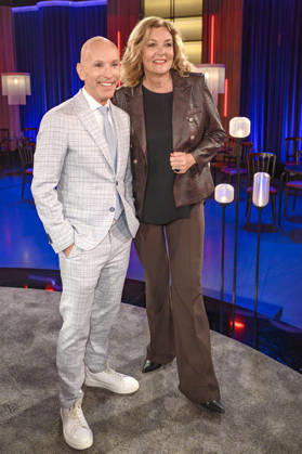 Michael Begasse and Bettina Tietjen at the recording of the WDR talk show Kölner Treff in WDR Studio BS 3 Cologne, 16 04 2026 Foto:xW.xRanderathx xFuturexImagex koelner_treff_4345