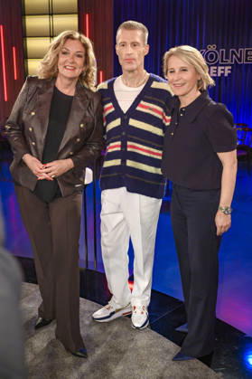 Bettina Tietjen, Benjamin von Stuckrad Barre and Susanne Link at the recording of the WDR talk show Kölner Treff in WDR Studio BS 3 Cologne, 16 04 2026 Foto:xW.xRanderathx xFuturexImagex koelner_treff_4348