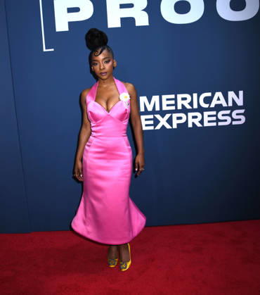 April 16, 2026, New York, Ny, United States: Kara Young pose outside the theatre at her Broadway Opening Night of Proof . Held at the Booth Theatre in New York. Zuma Press April 16, 2026. New York United States - ZUMAp281 20260416_zea_p281_080 Copyright: xPhotoxImagexPressx