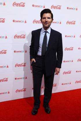 Adam Scott at arrivals for CinemaCon 2026 Big Screen Achievement Awards, OMNIA Nightclub, The Dolby Colosseum, Caesars Palace, Las Vegas, NV, April 16, 2026. Photo By: JA Everett Collection CinemaCon 2026 Big Screen Achievement Awards PUBLICATIONXNOTxINxCANxCHNxFRAxITAxJPNxNORxPOLxRUSxESPxUKxUSA