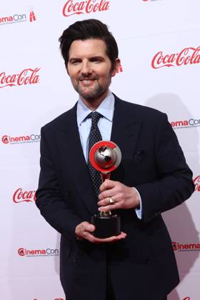 Adam Scott at arrivals for CinemaCon 2026 Big Screen Achievement Awards, OMNIA Nightclub, The Dolby Colosseum, Caesars Palace, Las Vegas, NV, April 16, 2026. Photo By: JA Everett Collection CinemaCon 2026 Big Screen Achievement Awards PUBLICATIONXNOTxINxCANxCHNxFRAxITAxJPNxNORxPOLxRUSxESPxUKxUSA