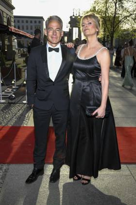 ABB PRESS BALL Marco Girnth and Melanie Marschke as guests at the 73 Federal Press Ball at the Hotel Adlon Kempinski on 17 04 2026 in Berlin