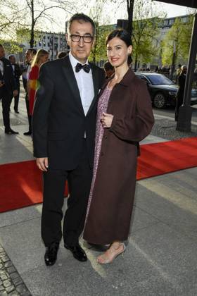 ABB PRESS BALL Cem Ozdemir with Mrs. Flavia Buendnis 90 Die Gruenen Zaka as guest at the73 Federal Press Ball at the Hotel Adlon Kempinski on 17 04 2026 in Berlin