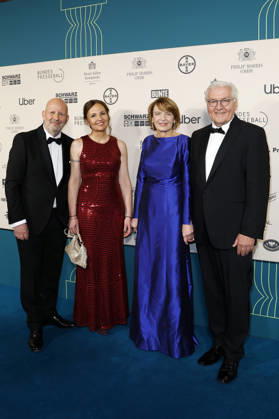 Mathis Feldhoff, Regina Kramer, Elke Büdenbender and Frank Walter Steinmeier at the 73 Federal Press Ball 2026 at the Hotel Adlon Kempinski Berlin, 17 04 2026 Foto:xJ.xMWx xFuturexImagex bundespresseball_6429