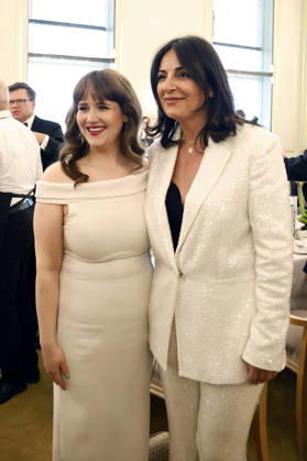 Ricarda Lang and Düzen Tekkal at the 73 Federal Press Ball 2026 at the Hotel Adlon Kempinski Berlin, 17 04 2026 Foto:xJ.xMWx xFuturexImagex bundespresseball_6432