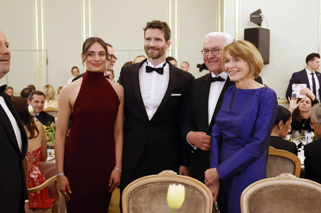 Arne Friedrich, Frank Walter Steinmeier and Elke Büdenbender at the 73 Federal Press Ball 2026 at the Hotel Adlon Kempinski Berlin, 17 04 2026 Foto:xJ.xMWx xFuturexImagex bundespresseball_6435