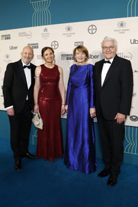 Mathis Feldhoff, Regina Kramer, Elke Büdenbender and Frank Walter Steinmeier at the 73 Federal Press Ball 2026 at the Hotel Adlon Kempinski Berlin, 17 04 2026 Foto:xJ.xMWx xFuturexImagex bundespresseball_6428