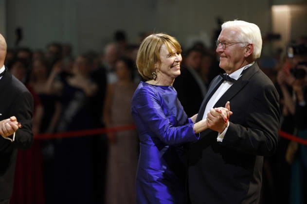 Frank Walter Steinmeier with his wife Elke Büdenbender at the 73 Federal Press Ball 2026 at the Hotel Adlon Kempinski Berlin, 17 04 2026 Foto:xJ.xMWx xFuturexImagex bundespresseball_6444