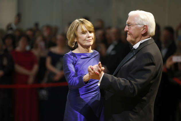 Frank Walter Steinmeier with his wife Elke Büdenbender at the 73 Federal Press Ball 2026 at the Hotel Adlon Kempinski Berlin, 17 04 2026 Foto:xJ.xMWx xFuturexImagex bundespresseball_6446