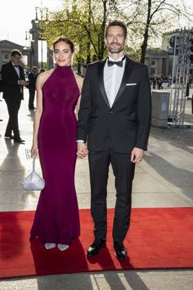 ABB PRESS BALL Danielle Bezaire and Arne Friedrich Freuundin as guests at the 73 Federal Press Ball at the Hotel Adlon Kempinski on 17 04 2026 in Berlin