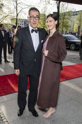 ABB PRESS BALL Cem Ozdemir with Mrs. Flavia Zaka Buendnis 90 Die Gruenen as guest at the73 Federal Press Ball at the Hotel Adlon Kempinski on 17 04 2026 in Berlin