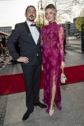 ABB PRESS BALL Eko Fresh and Sarah Bora as guests at the 73 Federal Press Ball at the Hotel Adlon Kempinski on 17 04 2026 in Berlin