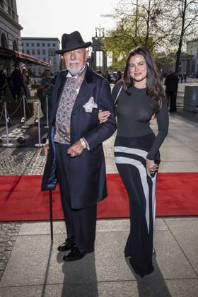 ABB PRESS BALL Markus Lüpertz and his daughter Lilli Lüpertz as guests at the 73 Federal Press Ball at the Hotel Adlon Kempinski on 17 04 2026 in Berlin