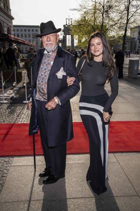 ABB PRESS BALL Markus Lüpertz and his daughter Lilli Lüpertz as guests at the 73 Federal Press Ball at the Hotel Adlon Kempinski on 17 04 2026 in Berlin
