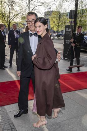 ABB PRESS BALL Cem Ozdemir with Mrs. Flavia Zaka Buendnis 90 Die Gruenen as guest at the73 Federal Press Ball at the Hotel Adlon Kempinski on 17 04 2026 in Berlin