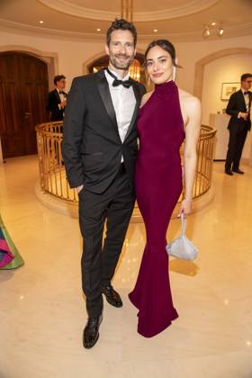 ABB PRESS BALL Danielle Bezaire and Arne Friedrich girlfriend dancing as guests at the 73 Federal Press Ball at the Hotel Adlon Kempinski on 17 04 2026 in Berlin