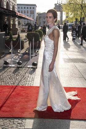 ABB PRESS BALL Lisa Mueller as guest at the 73 Federal Press Ball at the Hotel Adlon Kempinski on 17 04 2026 in Berlin